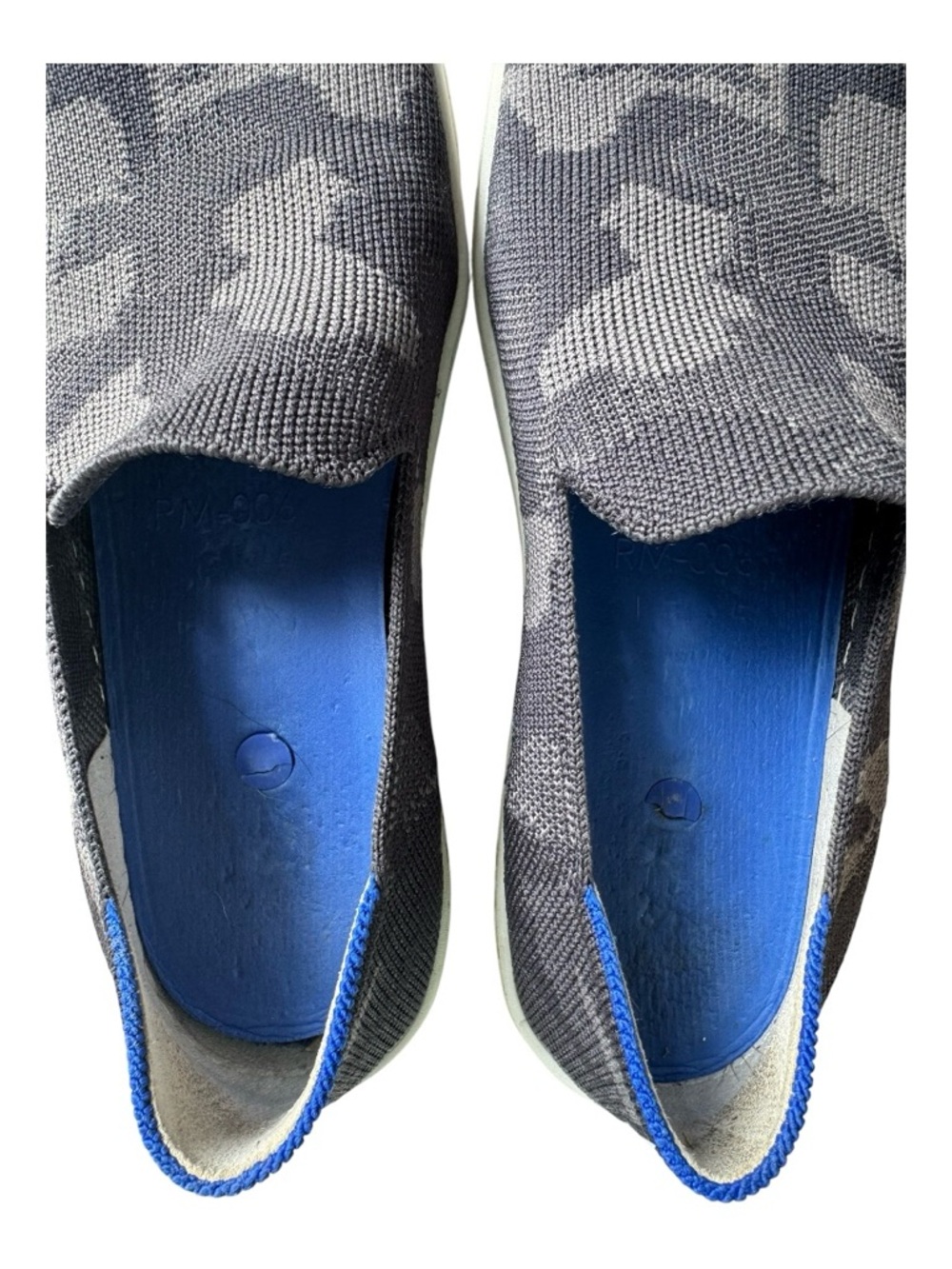 Rothy’s The Original Slip-On Grey Black Camo Sneakers - Picture 6 of 10